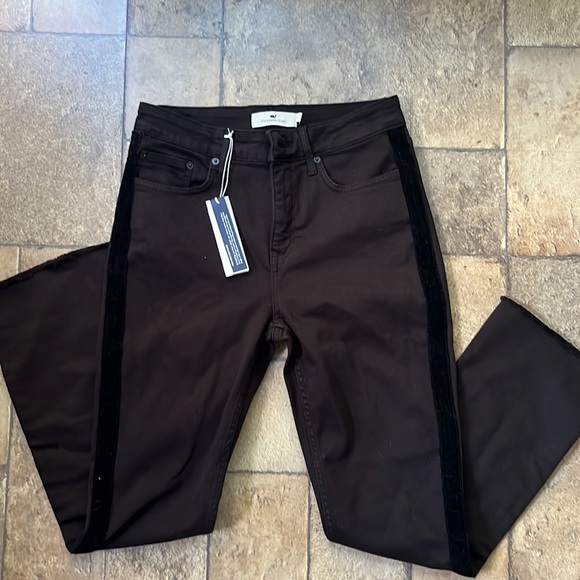 NEW! NWT Vineyard Vines High Rise Kick Flare Black Pants, 27 - Picture 4 of 5